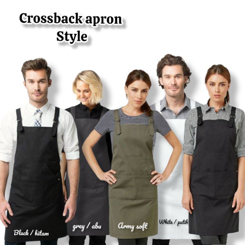 Celemek Apron Barista Celemek Waitres Celemek masak - Drill Premium - NEW PRODUCT