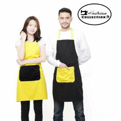Celemek apron combination warna Celemek pria wanita Celemek masak Celemek kitchen