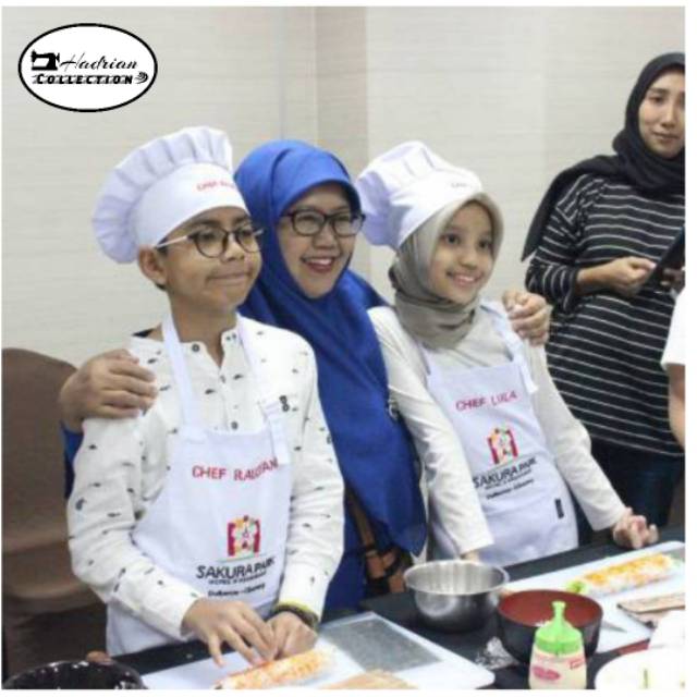 Topi koki anak dan dewasa,Topi chef,topi koki Hitam,topi masak,hat chef